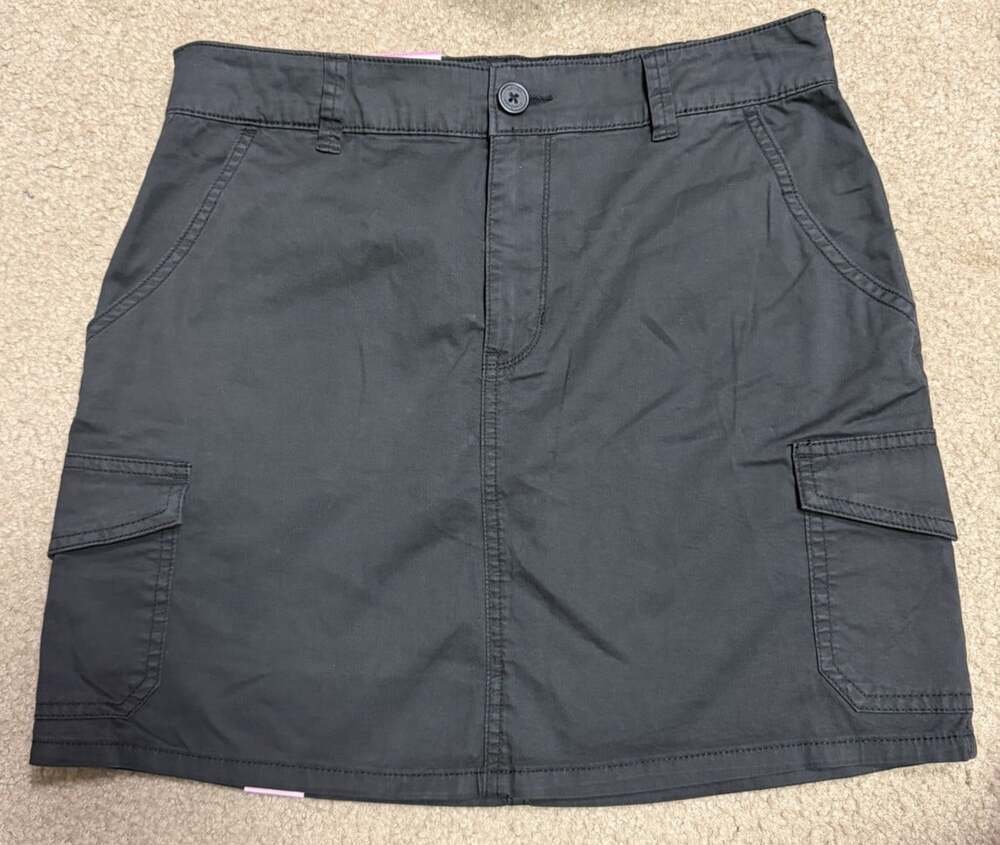 Social Standard by Sanctuary Ladies Black Hero Cargo Mini Skirt NWT Small